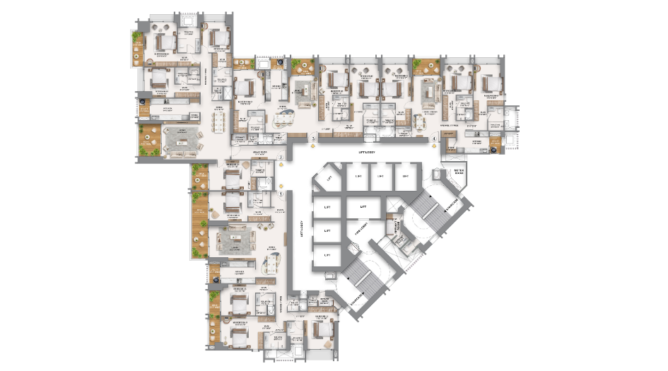 Runwal-7-Mahalaxmi-Floor-Plan-Typical-Floor-Plan